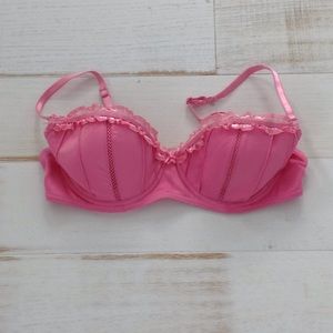 Pink bra